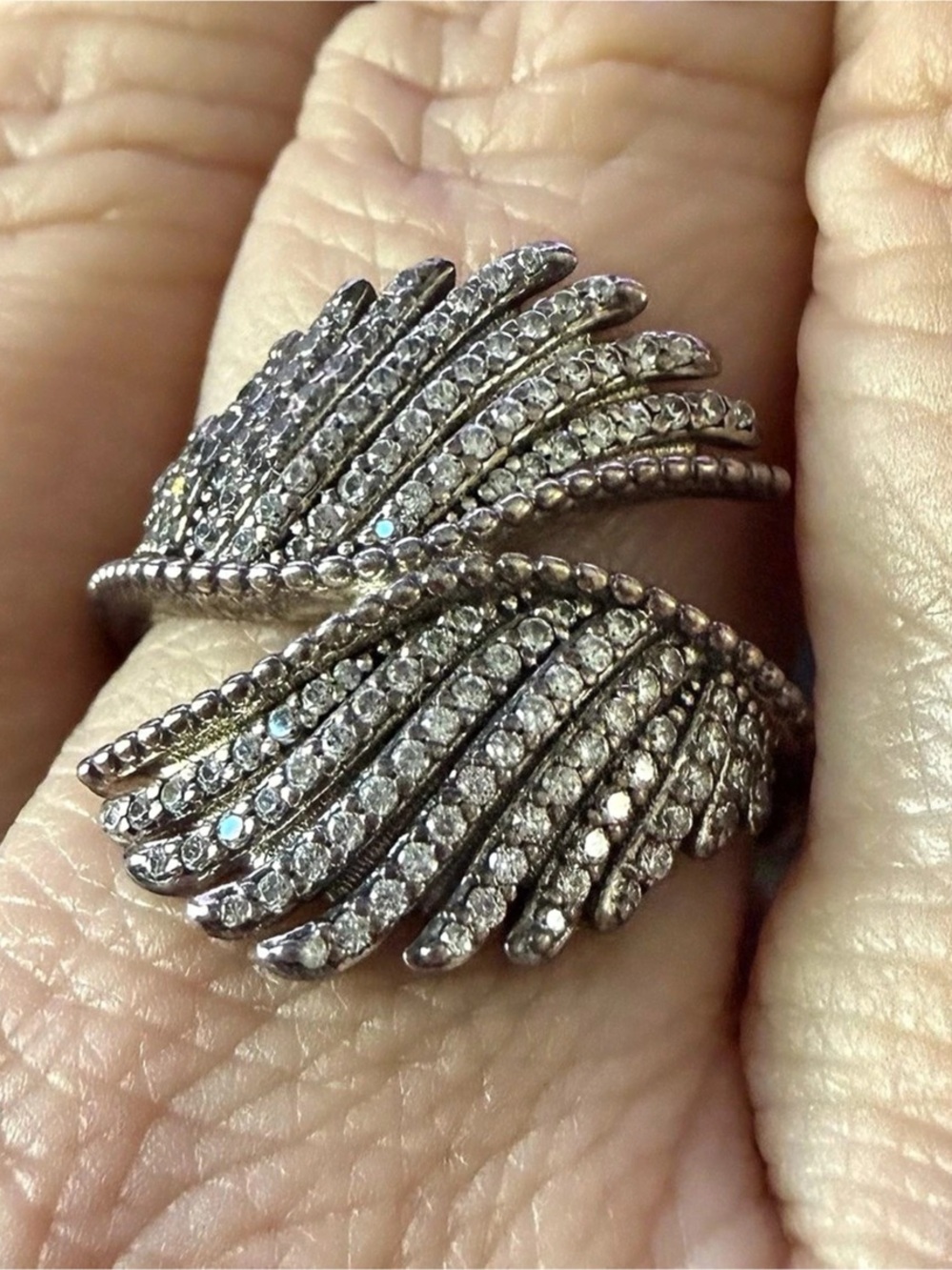 Pandora Feathers Ring - Size 9